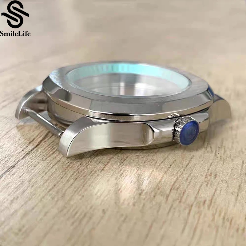 SmileLife 40 มม.316L สแตนเลส Chapter แหวน Sapphire Glass นาฬิกาเปลี่ยนสําหรับ NH35/NH36 /4R/7S การเคลื่อนไหว