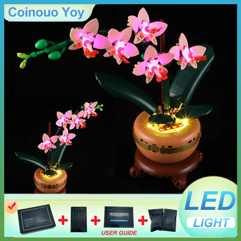 

LIGHT For LEGO 10343 Mini Orchid Block DIY Toy (NO Blocks Model,Only LED Light) Light Set Kid Gift