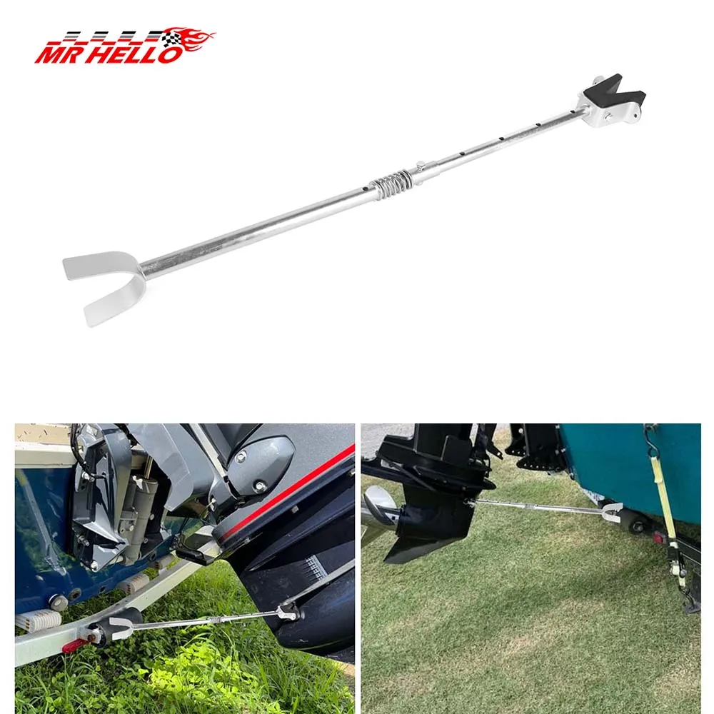 

Boat Transom Saver Adjustable Spring Shock Absorbing With Composite Head for outboard motor ,Holds Engine,Roller,Boat Trailers
