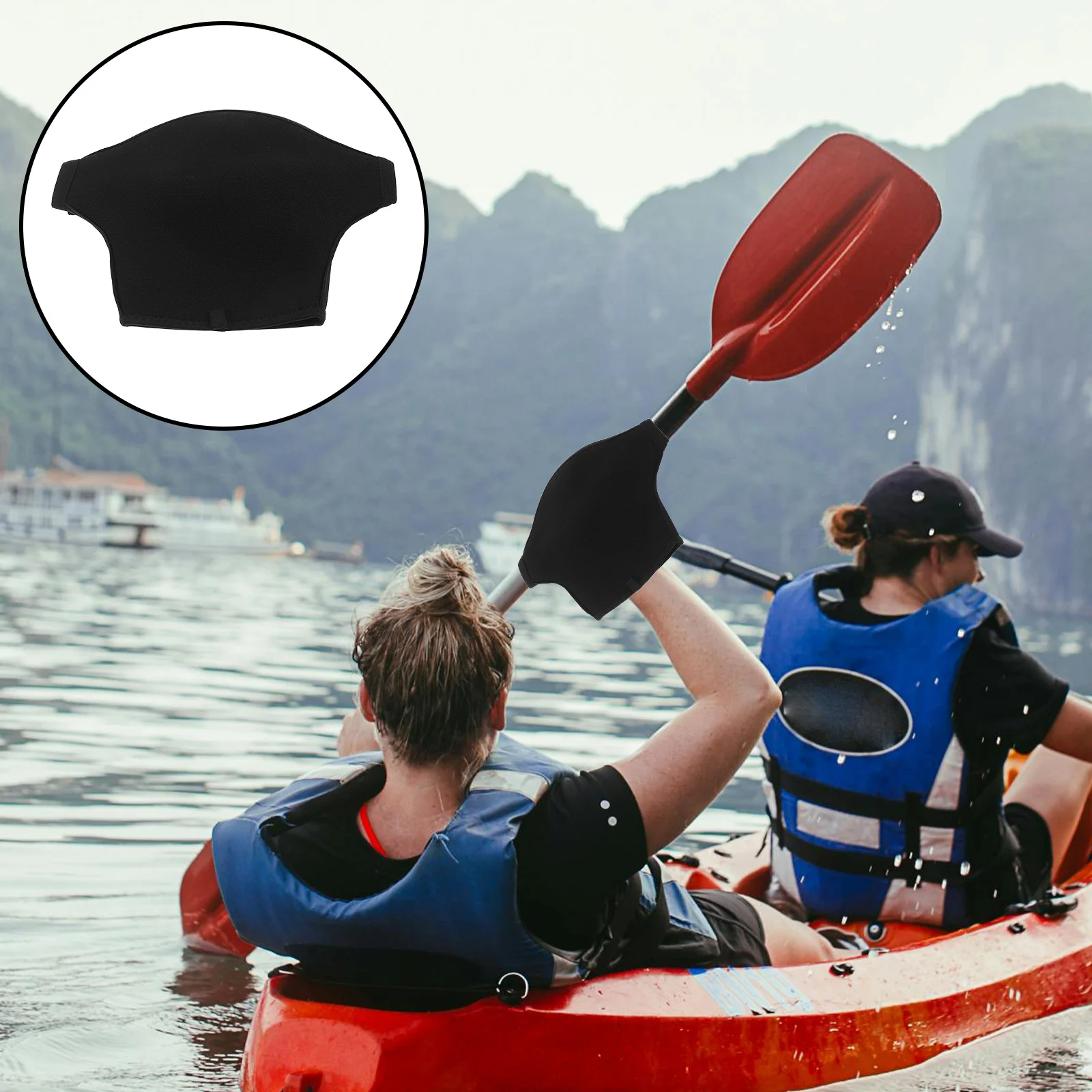 

Waterproof Rowing Gloves Adjustable Wrist Closure Paddling Kayak Canoe Sailing Fishing Cycling Running Water Sports