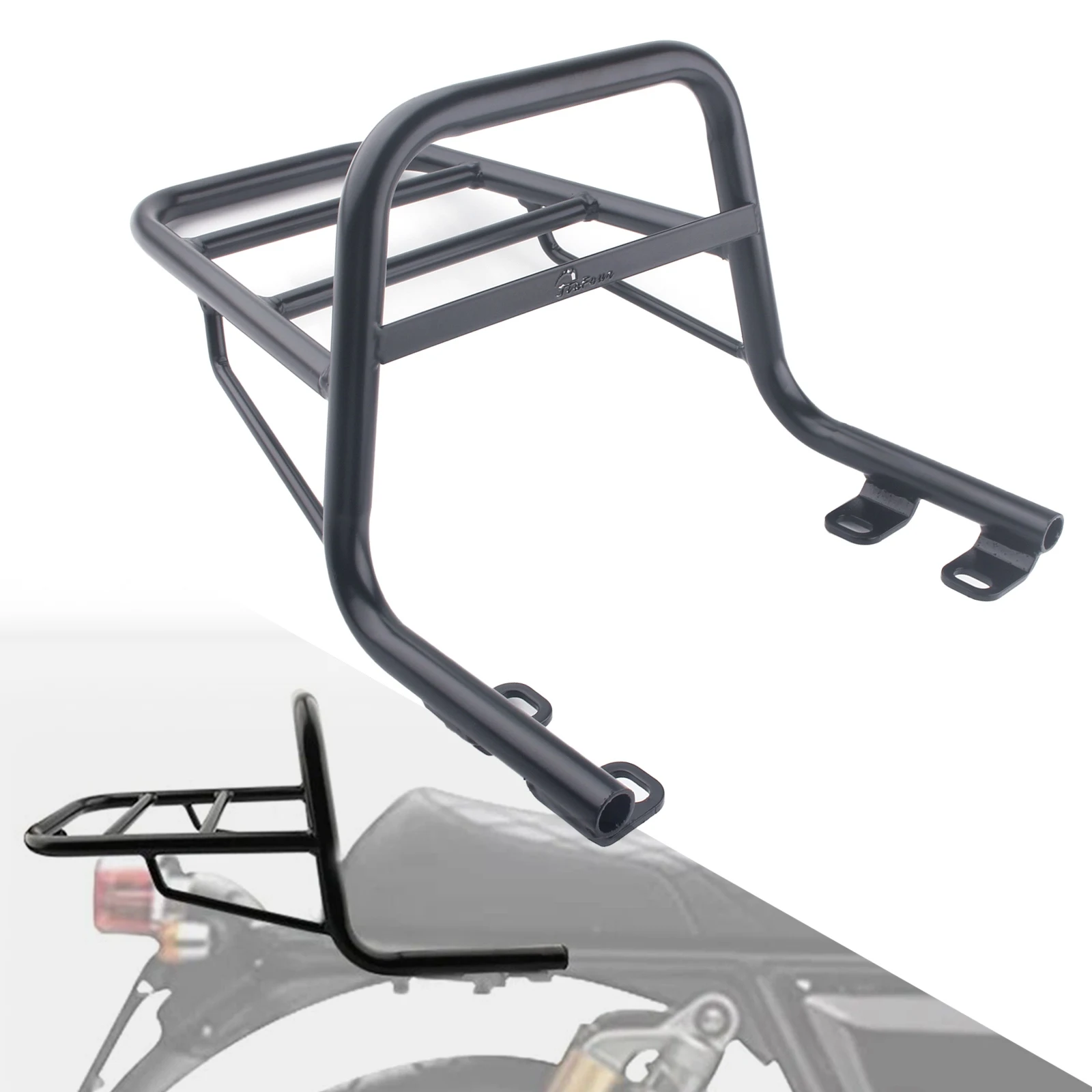Luggage Rack Rear Tail Rack Top Box Case Suitcase Carrier Board FOR INTERCEPTOR CONTINENTAL GT 650 2019-2023