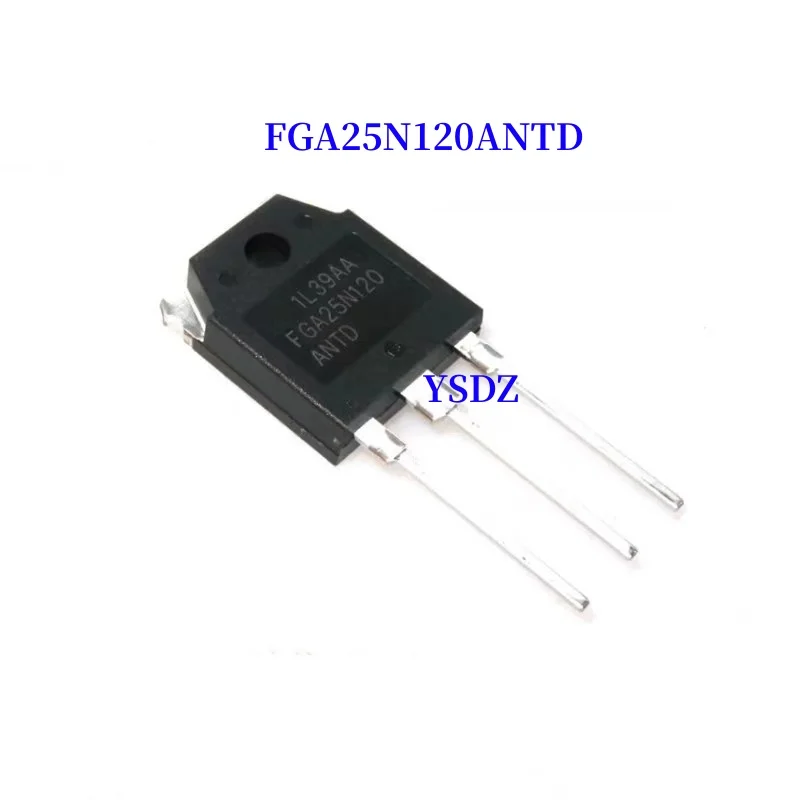 New Original Import FGA25N120ANTD FGA25N120 IGBT 1200V 50A TO-3P 10PCS/LOT