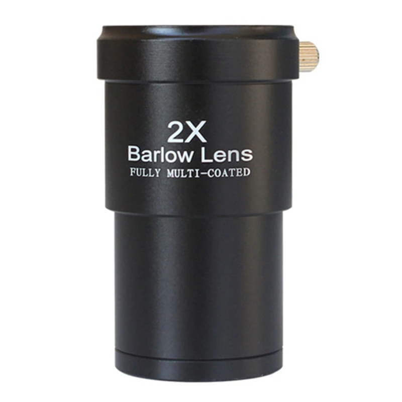 Barlow Lens 2X 1.25 Inch With M42X0.75 Thread Camera Connect Interface For Telescope Filters For Astrophotography