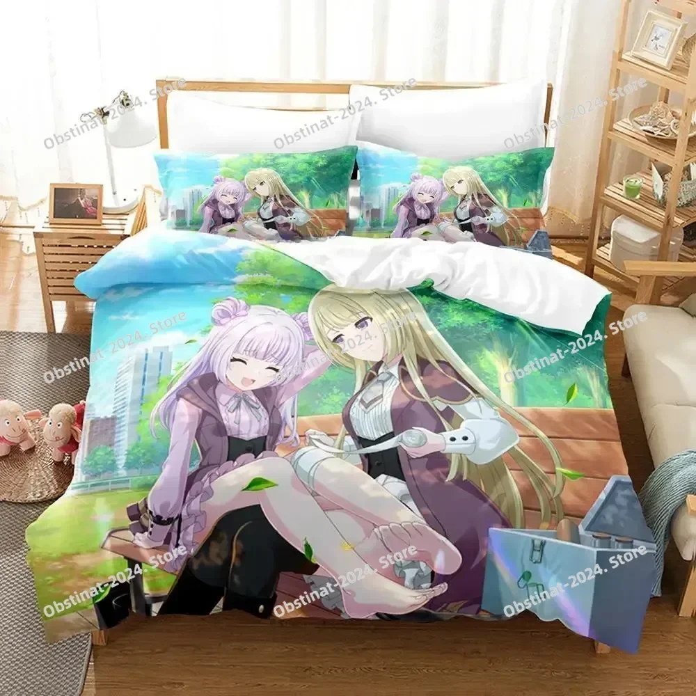 Assault Lily Bouquet Bedding Set Single Twin Printed Bed Set With Pillowcase Bed Duvet Cover Single Double Queen Super King Size