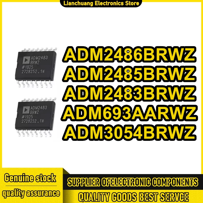 

10 шт. ADM693AARWZ ADM2483BRWZ ADM2485BRWZ ADM2486BRWZ ADM3054BRWZ ADM693 ADM2483 ADM2485 ADM2486 ADM3054 IC-чипы SOP-16 в наличии
