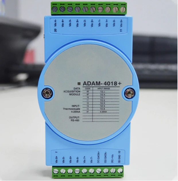 Brand New Original   ADAM-4018+ 8 Thermocouple Input Modules Support 4~20MA Fast Delivey
