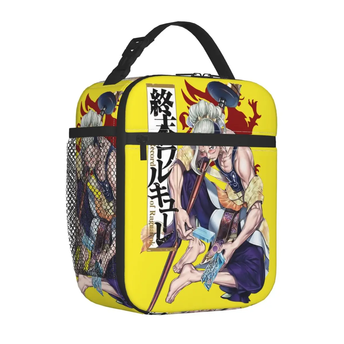 Buddha Record Of Ragnarok Insulated Lunch Bag Portable Meal Container Cooler Bag Lunch Box Tote School Picnic Bento Pouch