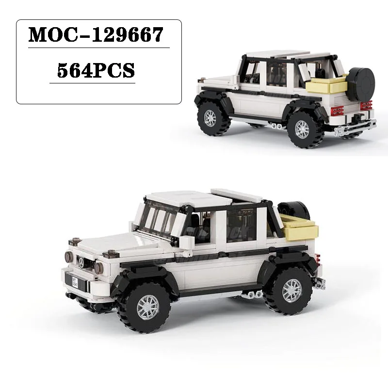 New Compatible MOC-129667 Off-road Vehicle Small Particle 564PCS Boys Puzzle Education Birthday Christmas Toy Gift Ornaments