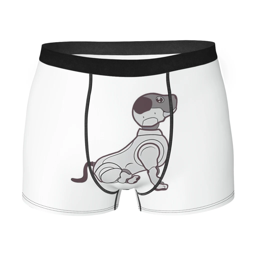 Aibo Sit Robot Underpants Homme Panties Men's Underwear Print Shorts Boxer Briefs