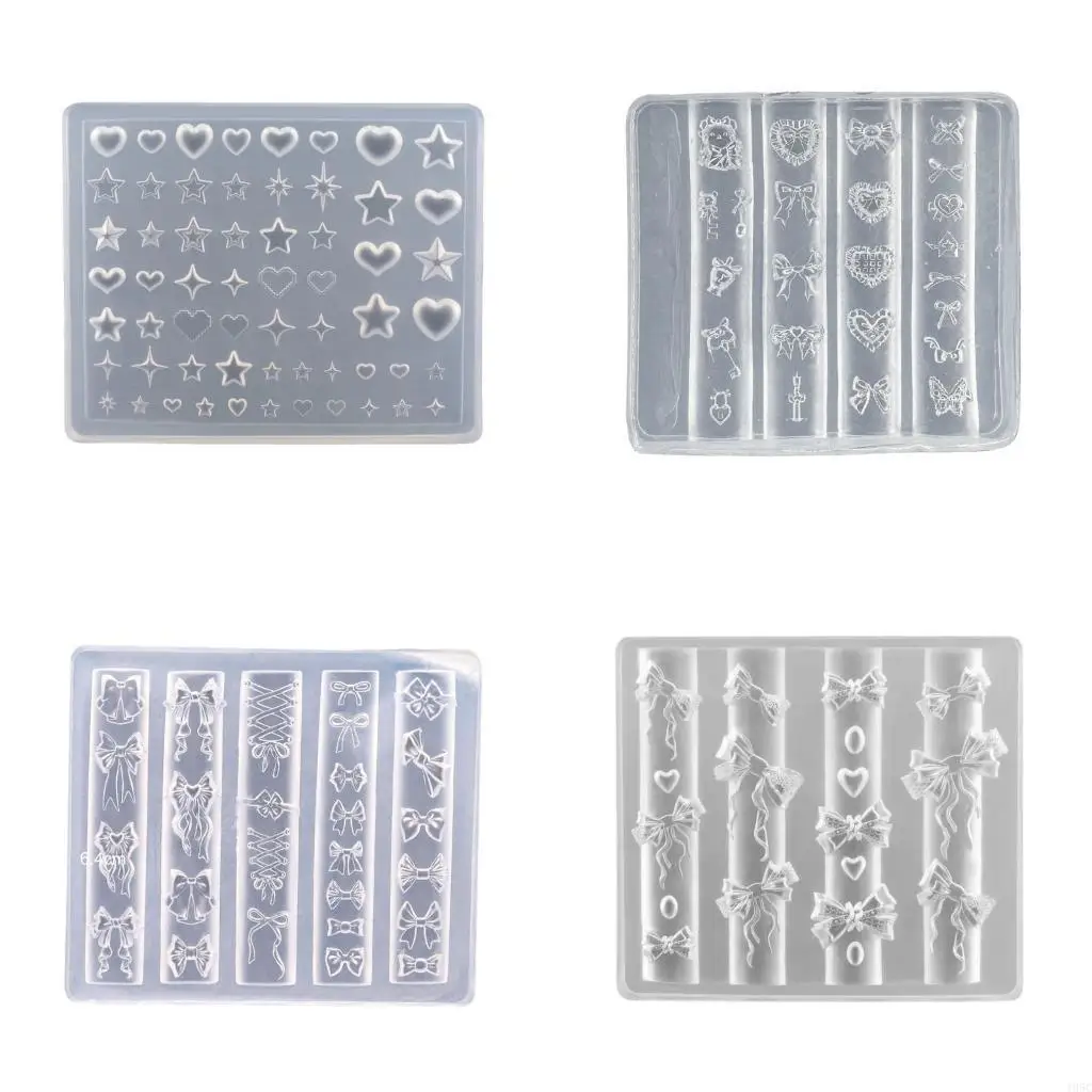 195C Silicone Embellishment Molds Bowknot Theme Small Accessory Crafting Molds