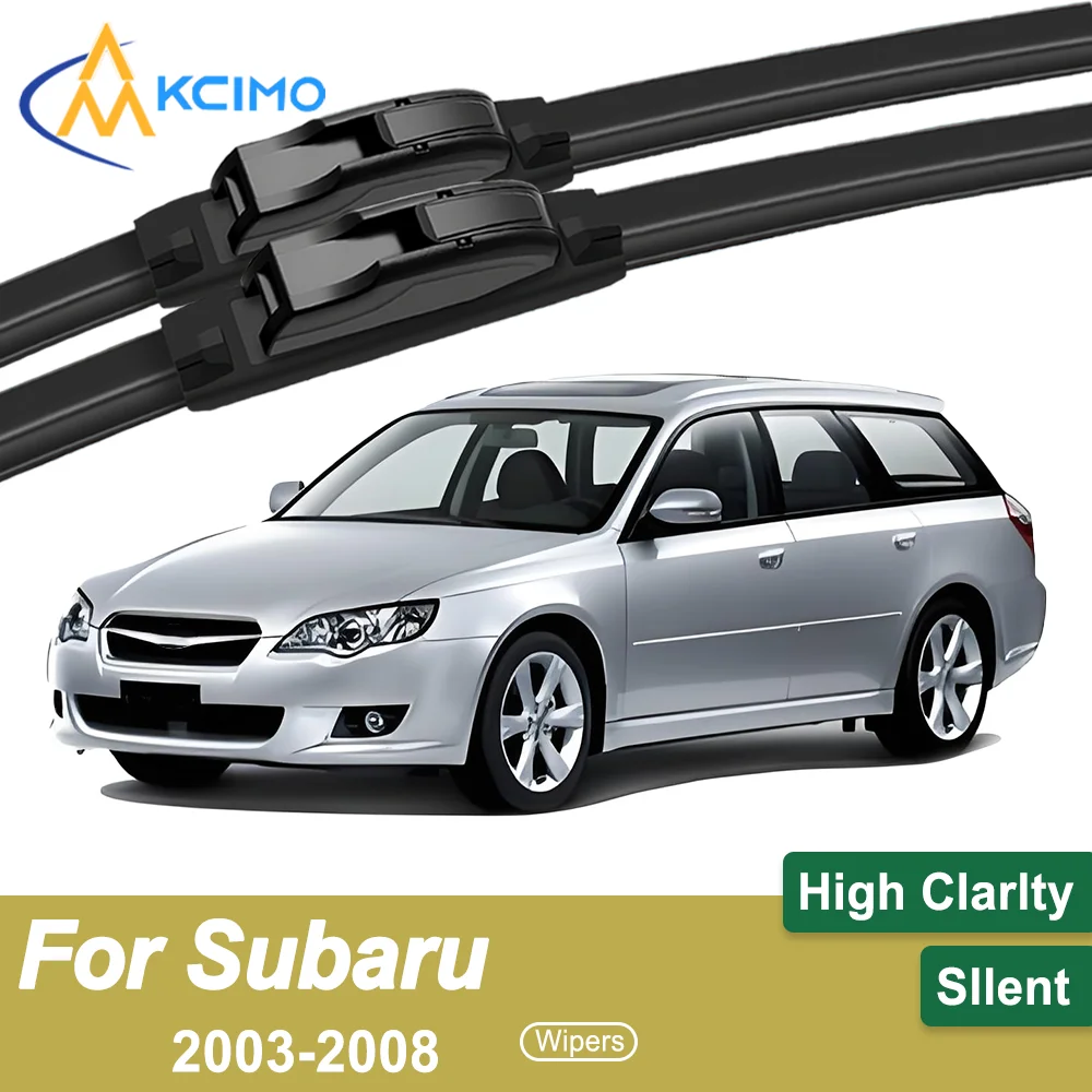 

Premium Rubber Durable Silent Windshield Wiper Blades 2pcs for Subaru Legacy BL/BP 2003-2008 Front Wiper Blades Set