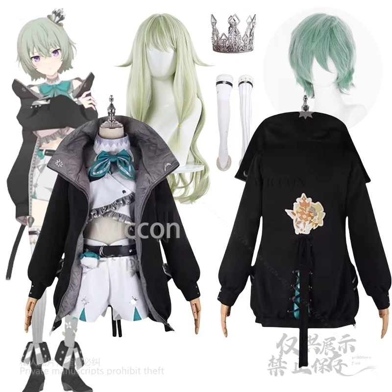 

Аниме PJSK Project Sekai Colorful Stage 3rd Anniversary Nene Tsukasa Kamishiro Rui Otori Emu Необычные платья Парики Косплей Костюм XL