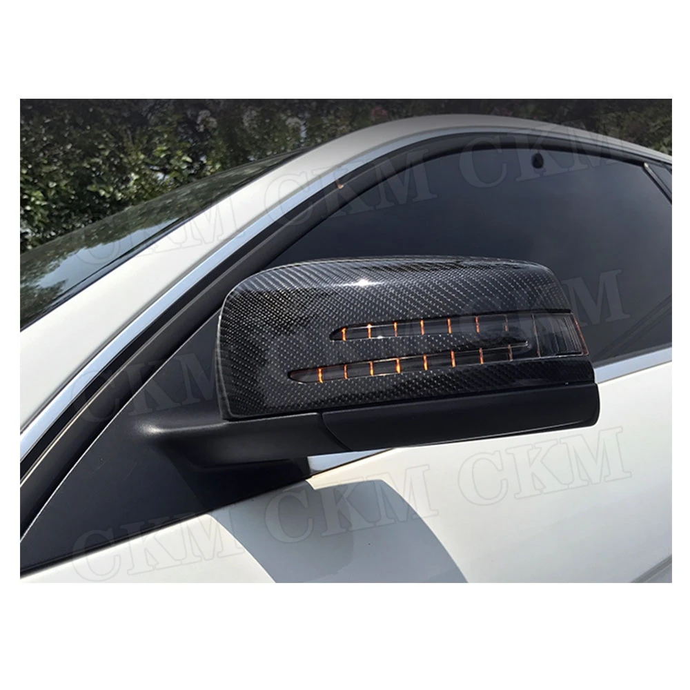 

for Mercedes Benz A C CLA GLA CLS Class W176 W117 W204 W212 W218 W207 Carbon Fiber Side RearView Mirror Cap Trim Covers