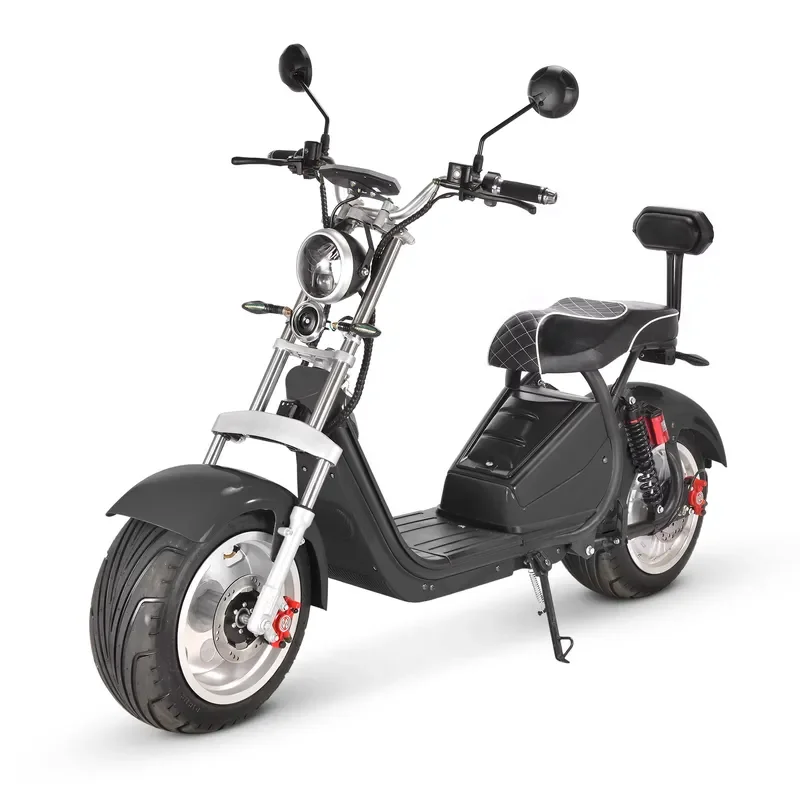STROVAN New Model Electric Scooter Model X16 2000W 40AH Dual Battery Big Seat Electric Citycoco Halley Scooter