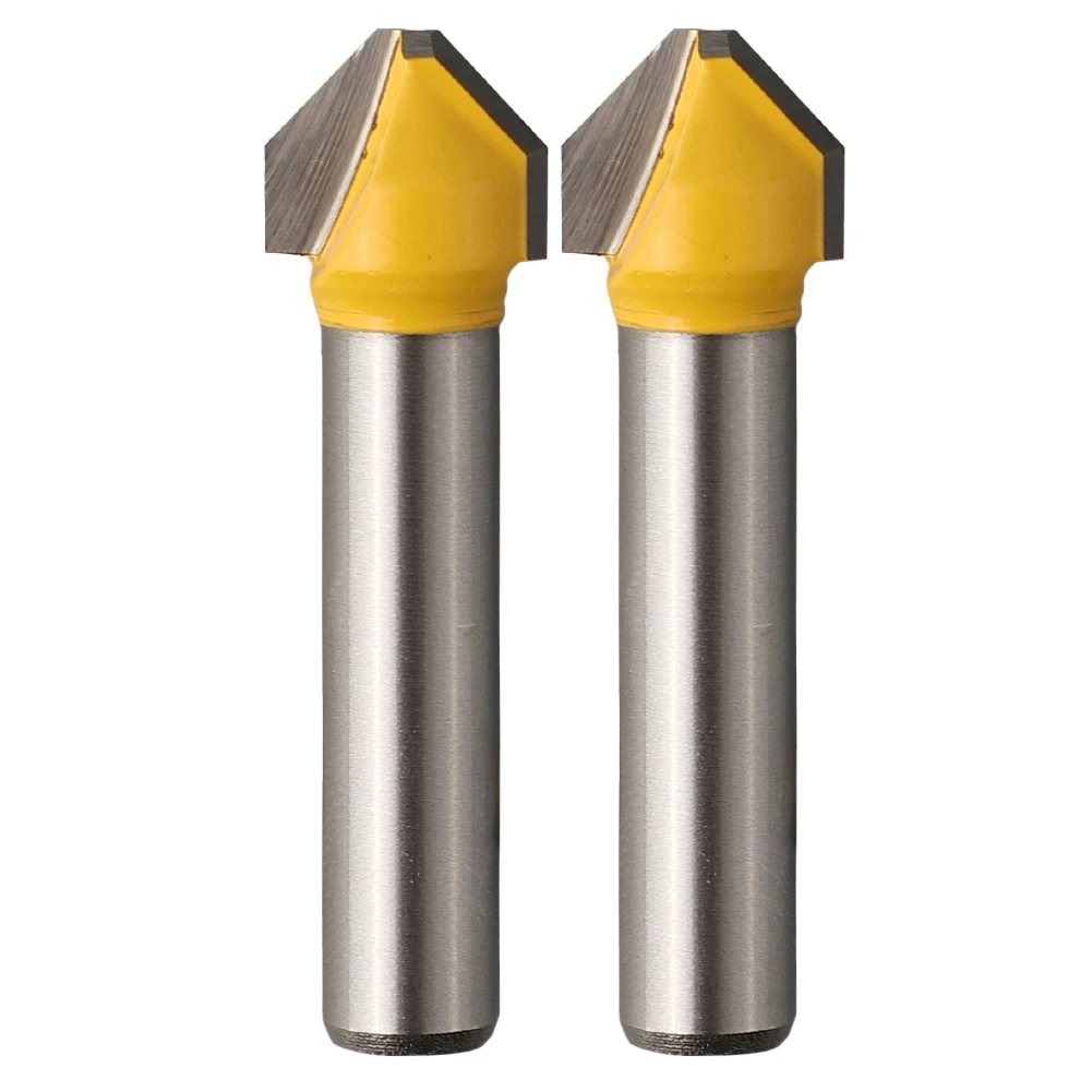 

1pc 8mm 108 135 Degree V-Shaped Flat Router Bit Woodworking Engraving Milling Cutter Engraving Chamfer Hand Tools