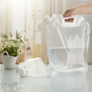 Tragbarer Wasserbeutel mit Riemen, Klappeimer, Wasserbehälter, Flaschenbeutel, Außenausflug, Campingvorräte, 5 l, 10 l 7 Hauptverkaufsflasche 10L - №4