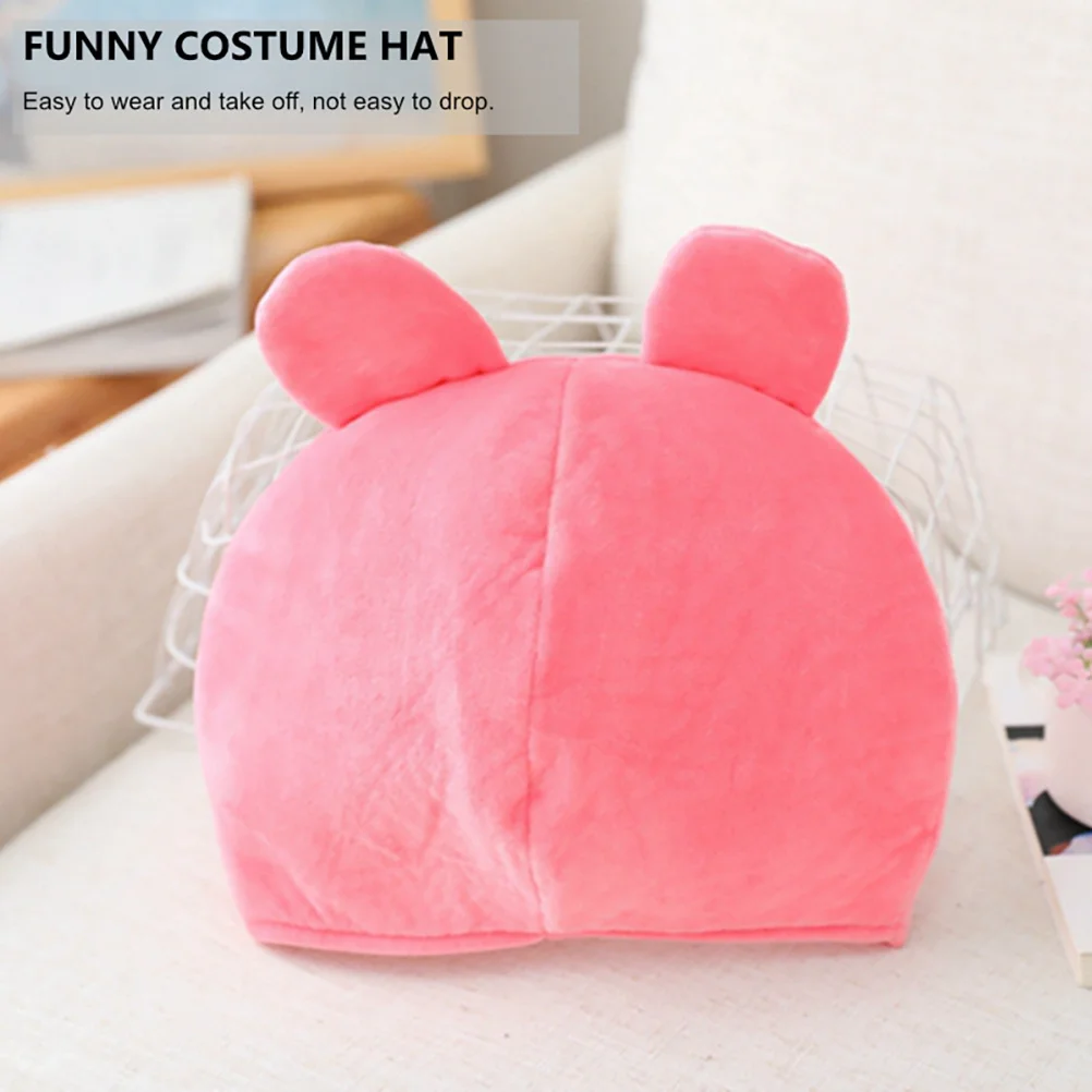 

Strawberry Headband Hat Bunny Rabbit Party Novelty Headdress Funny Costume Ear Cap Pp Cotton