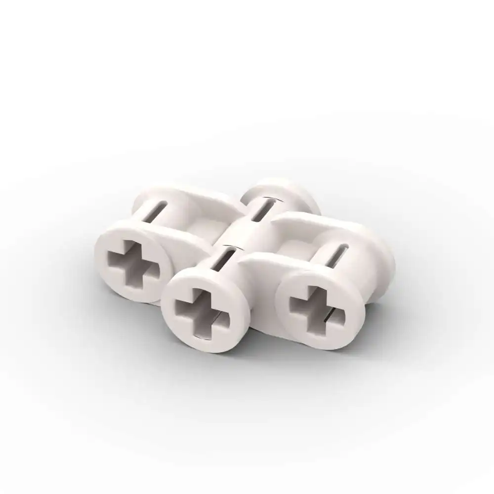 MOC 10PCS 11272 Axle Connector 2x3 Quadruple Building Blocks House Board Assemblable Bricks Funny Toys Adults Boys Holiday Gifts