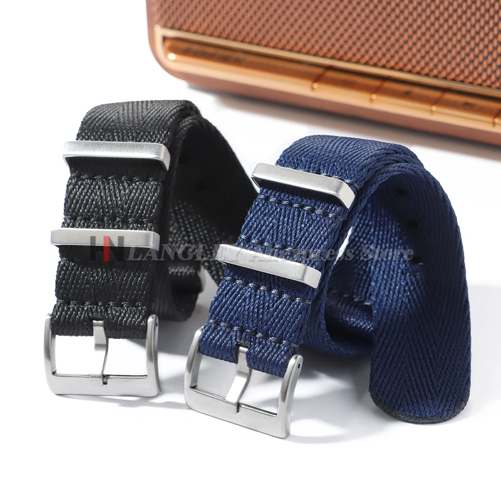 

New Nylon Watch Band Ribbed Strap 20mm 22mm for Omega Military Fabric Replacement Premium Men Women Sport Watchband Accessories