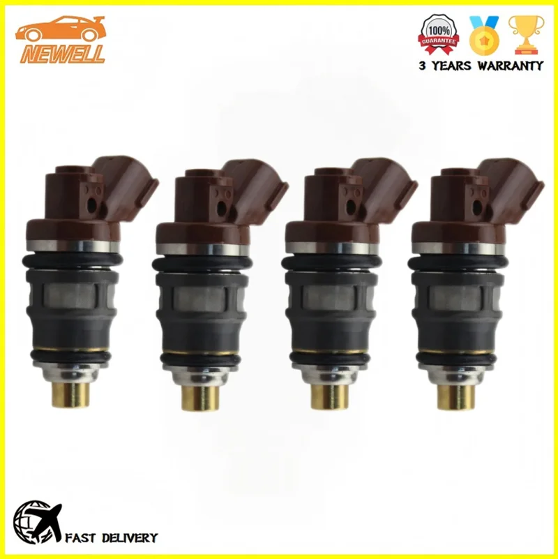 

4pcs 23209-76020 23250-76020 23209-79055 Fuel Injector For TOYOTA NA PREVIA TCR1*,2* 2.4L 2TZFZE 1990~1997