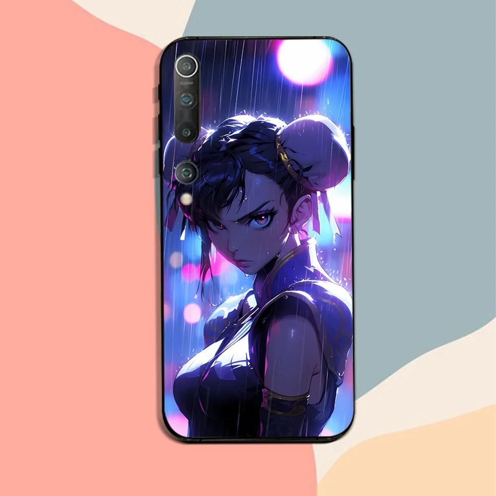 Chun-Li Game S-Street-F-fighters Phone Case For Xiaomi 11 Redmi Note 11 5G 8T 9A 9 10T Note8Pro Note9 12SUltra Black Case