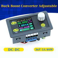 WZ3605E DC DC Buck Boost Converter CC CV 36V 5A Power Module Adjustable Regulated laboratory power supply Voltmeter ammeter