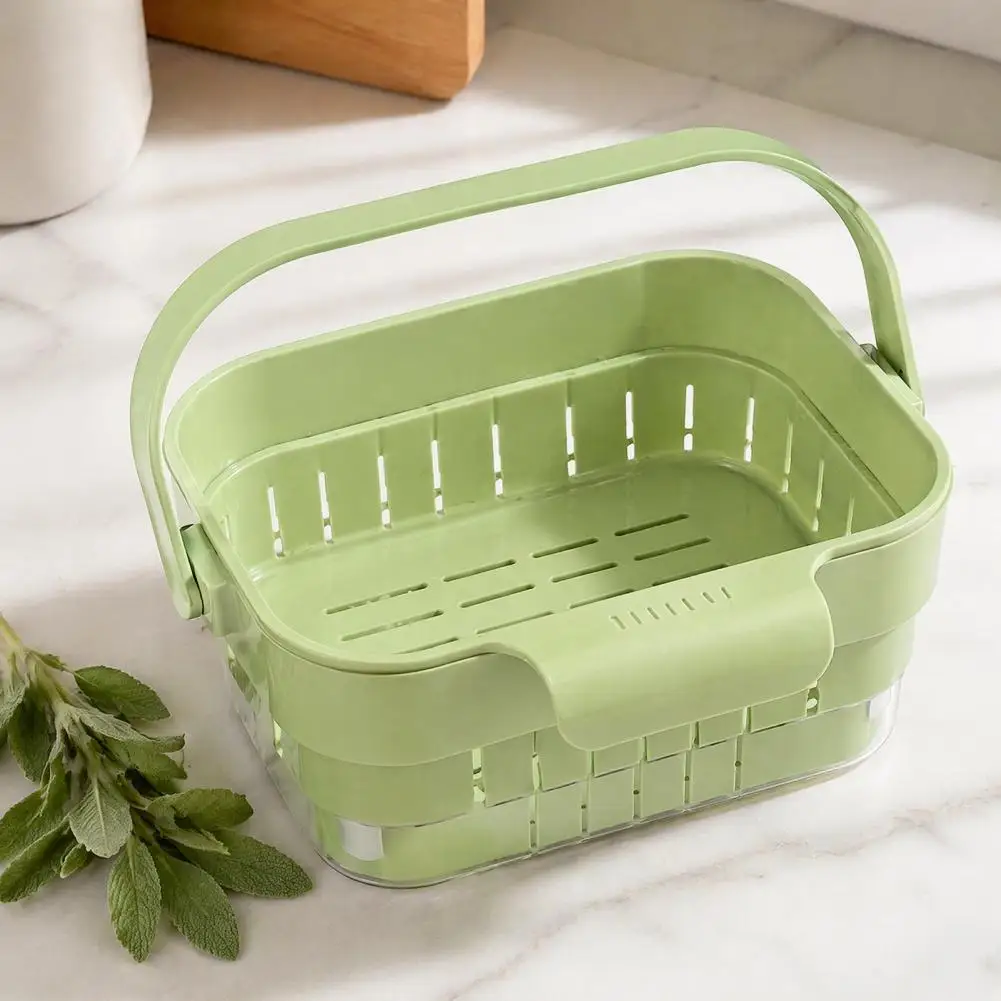 Kitchen Sink Colander for Vegetables Quick Dry Kitchen Sink Basket Kitchen Sink Hanging Drain Basket with Quick Drying Holes