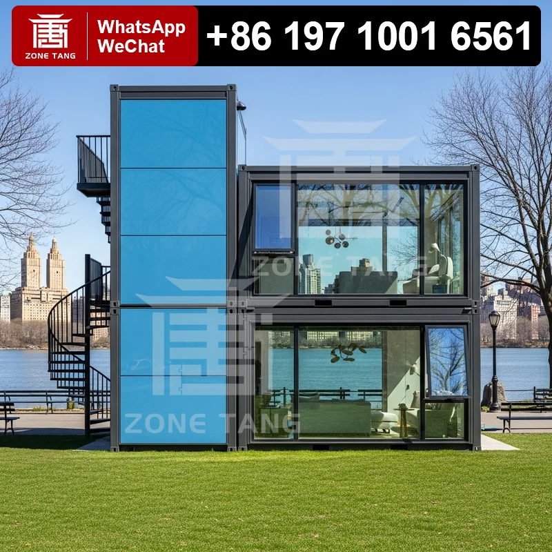 

Meeting Room Beautiful Container Houses Readymade Homes Flat Pack Home Detachable Wind Resistance Luxury Mobile House Anti Rust