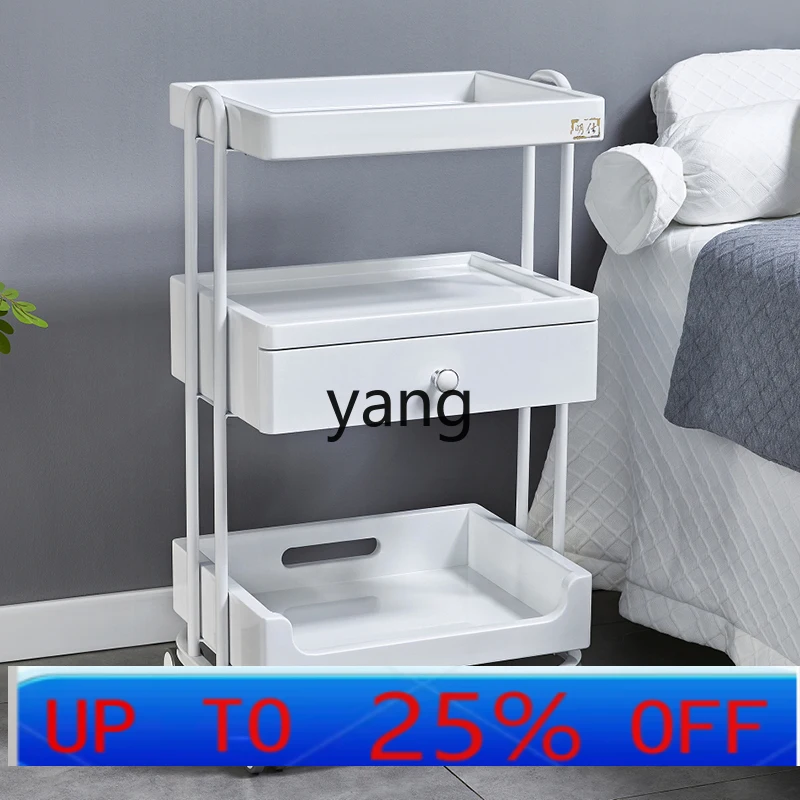 lmm High-End Light Luxury Beauty Salon Special Mobile Eyelash Nail Tattoo Embroidery Tool Cart