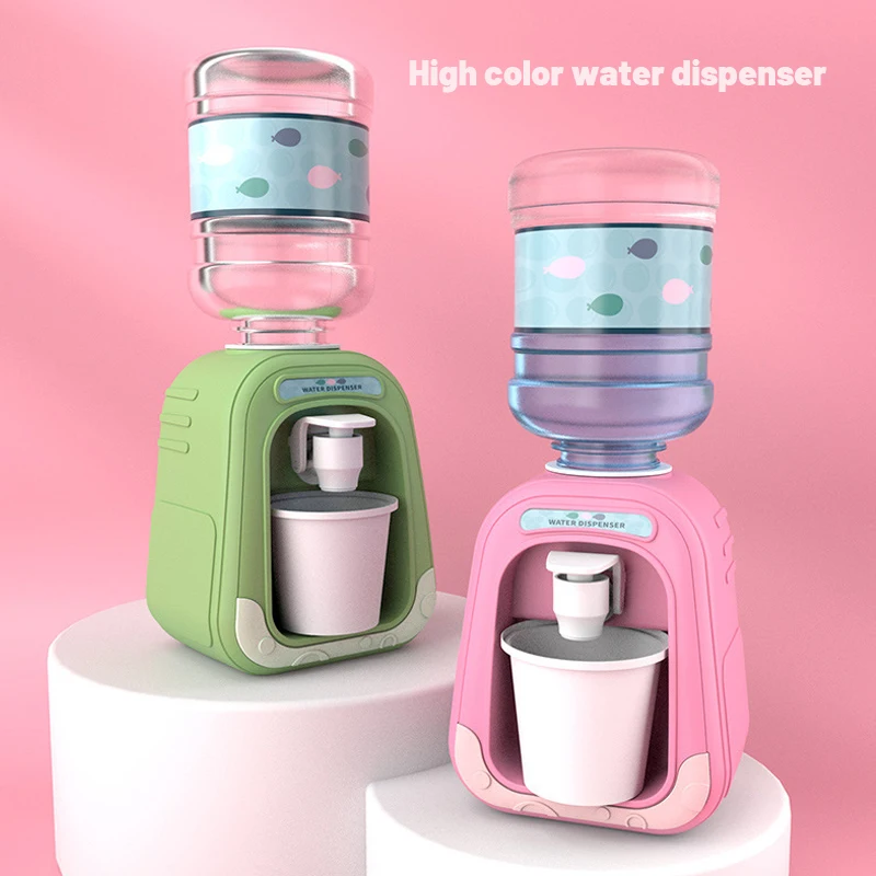 Children's fun mini water dispenser little girl simulation can dispense water beverage machine