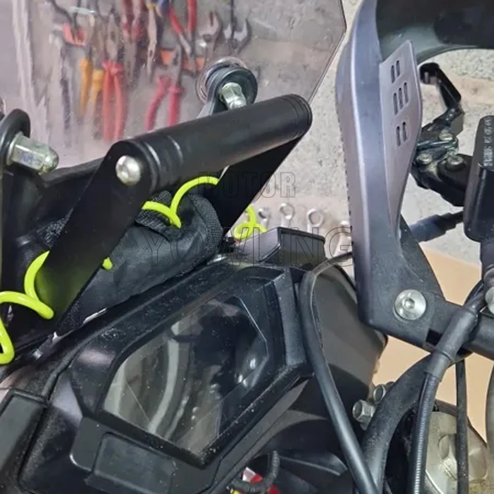 For Loncin Voge 300 Rally 300GY Valico 300 Rally 2023 2024 2025 GPS Navigation Plate Bracket Mobile Phone Holder Stand Support