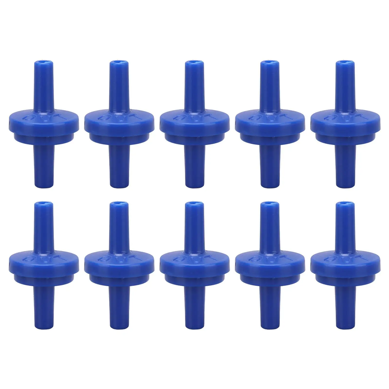 10PCs 1-Way PP Plastic Check Valve Diaphragm Barb Hose Water Stop for intake Feed System