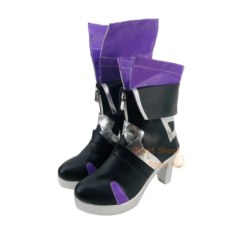 Honkai Star Rail Seele Botas de Cosplay, Comic Anime Game Role Play para Con Party, Halloween Cosplay Costume, Prop Shoes