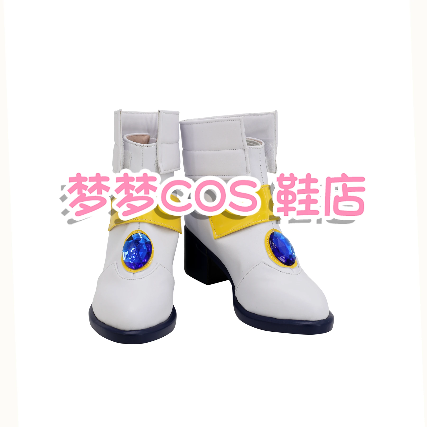 Magical Girl Lyrical Nanoha Nanoha Takamachi Scarpe Cosplay Stivali Anime Halloween Stivali in pelle PU