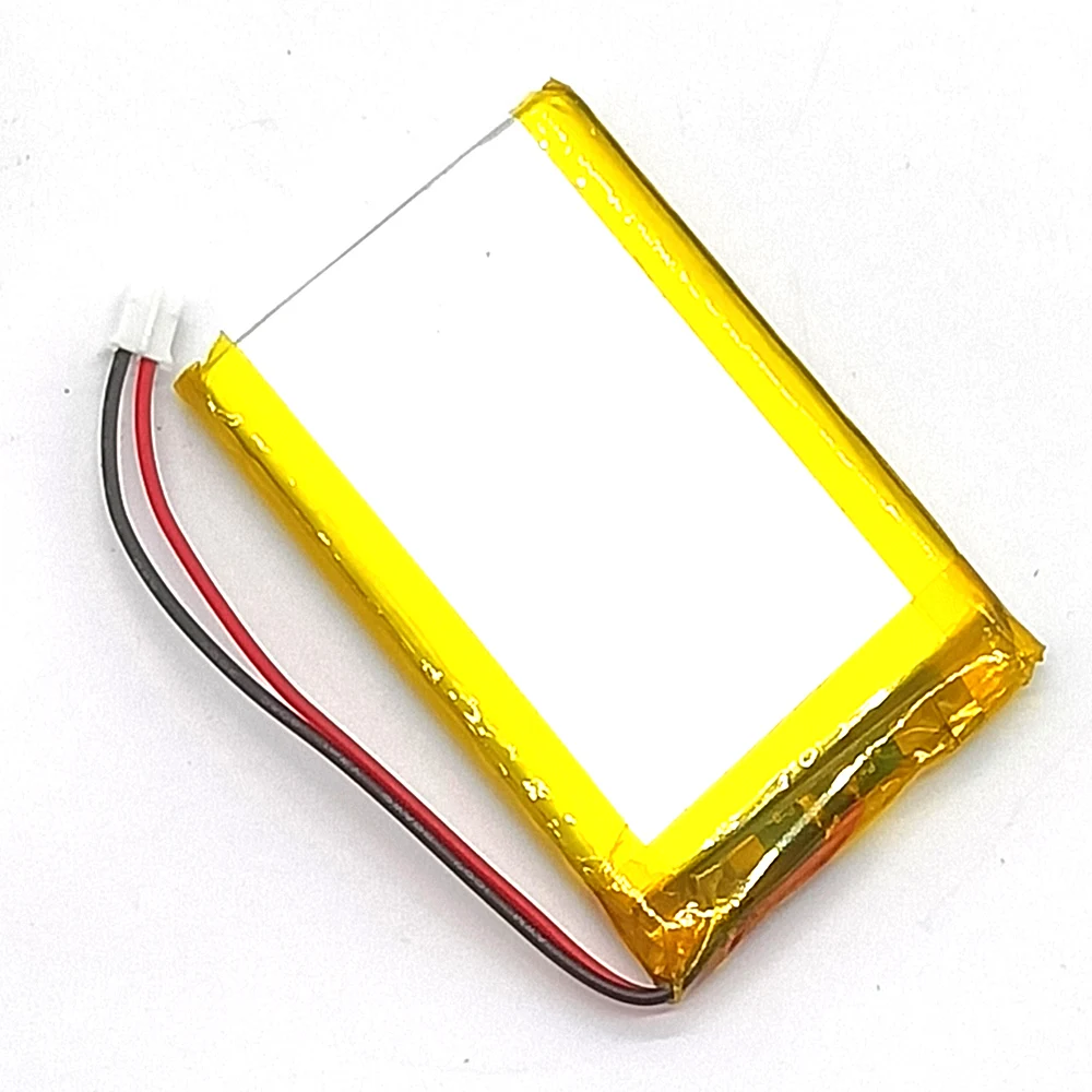 

Rechargeable 3.7V 2000Mah 654065 Lithium Polymer Ion Battery For CAMERA POWER BANK MP4 MOBILE POWER CHARGING TREASURE POWER GPS