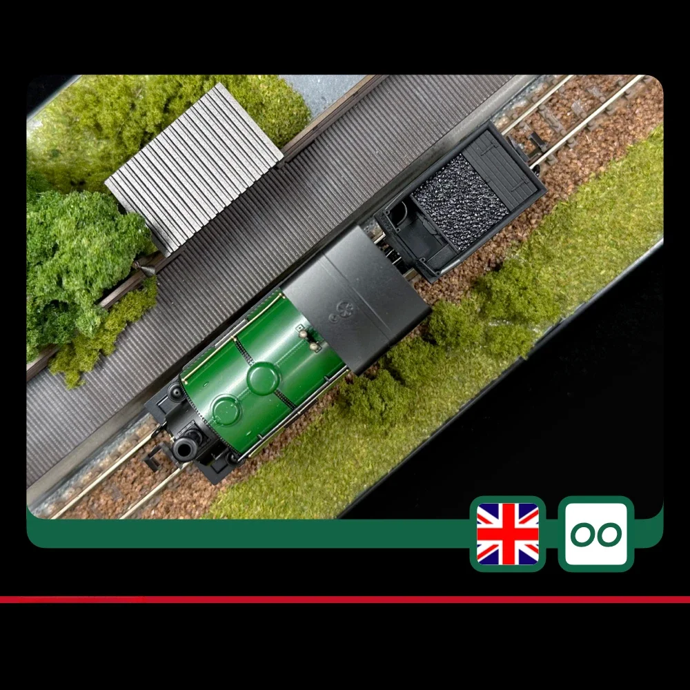 [OO] KATO รถไฟรุ่น 51-201F Little England 0-4-0 รถจักรไอน้ําเจ้าหญิงสีเขียวรถรางของเล่น