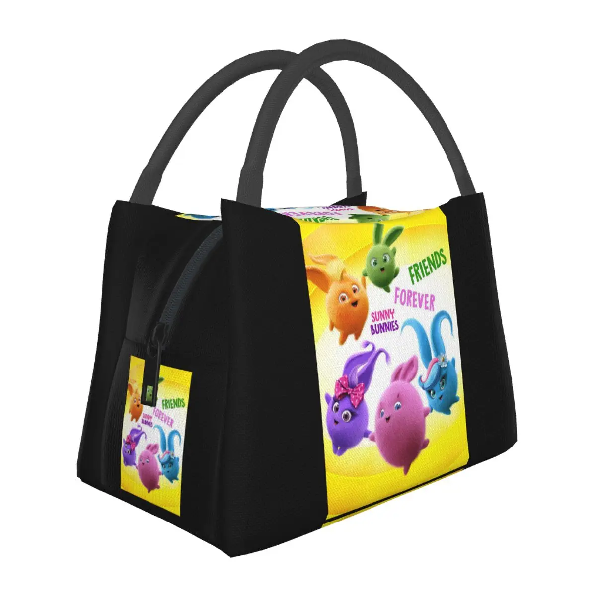 صني الأرانب أنيمي الكرتون أكياس الغداء معزول بينتو صندوق مقاوم للماء حمل أكياس نزهة برودة حقيبة حرارية للنساء طالب العمل