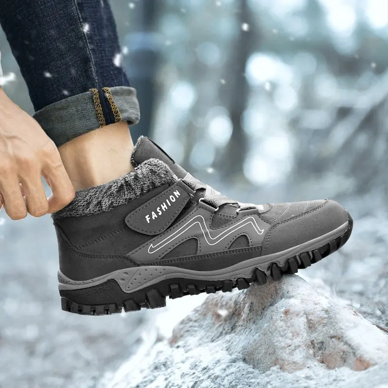 Bottes de neige chaudes pour hommes et femmes, chaussures d'hiver résistantes au froid, neuves, 2023