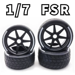 1/7 FSR GT Mustang Flat Running Tire Racing Road Wear-resistant Grip Strong DIY Car Accessories