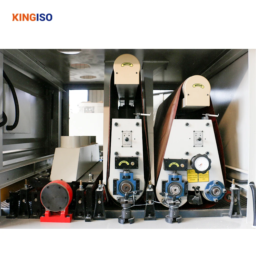 KINGISO Industrial Floor Door Board Profile Wood Wide Drum Belt Planer Sander MDF Plywood Veneer Sanding Machine Price