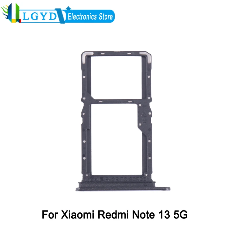 

Dual SIM Card Tray For Xiaomi Redmi Note 13 5G Phone SIM1 + SIM2 / Micro SD Card Tray Replacement Part