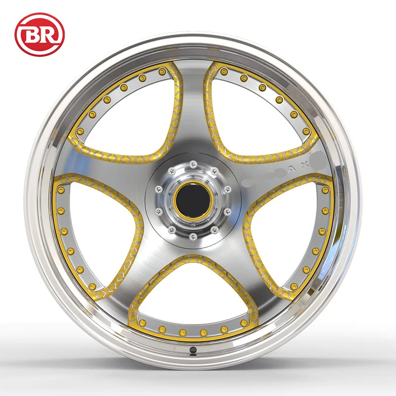 Borui Two-piece Custom Forged Racing Wheels, Ultra Luxury Hella Flush Model, 5X114 5X112 5X120 5X130