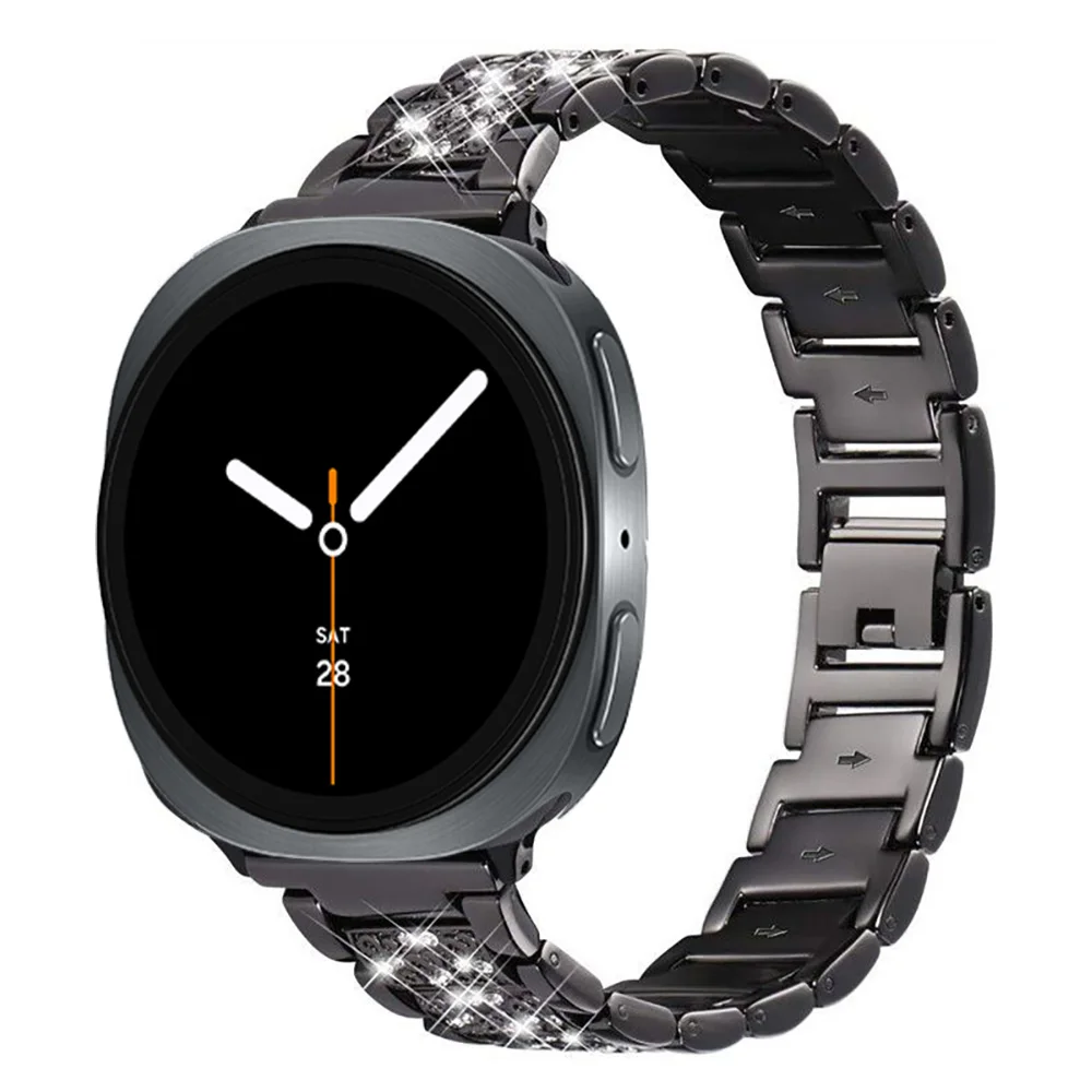 For Samsung Galaxy Watch 8/8Classic Ultra Strap Shining Rhinestone Bracelet Wristband Watch 8 40/44mm 46/47MM Band Accessories ﻿