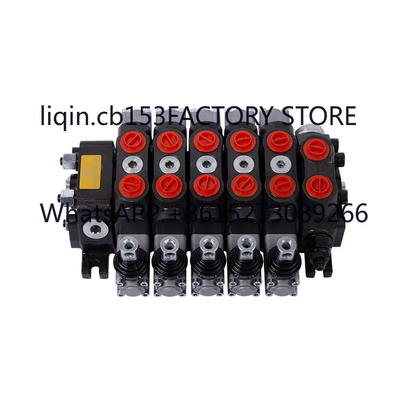 DCV60 100 140 series sharding multi-way directional valve manual control electro-hydraulic control directional valve