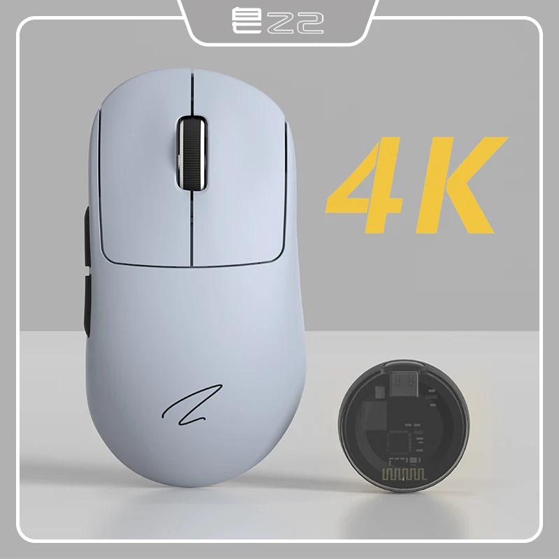 Imagem -06 - Zaopin z2 Mouse sem Fio Tri Modo Bluetooth 4k Retorno E-sports Leve Ergonomia Mouse Acessório para Presentes de Jogos de Computador