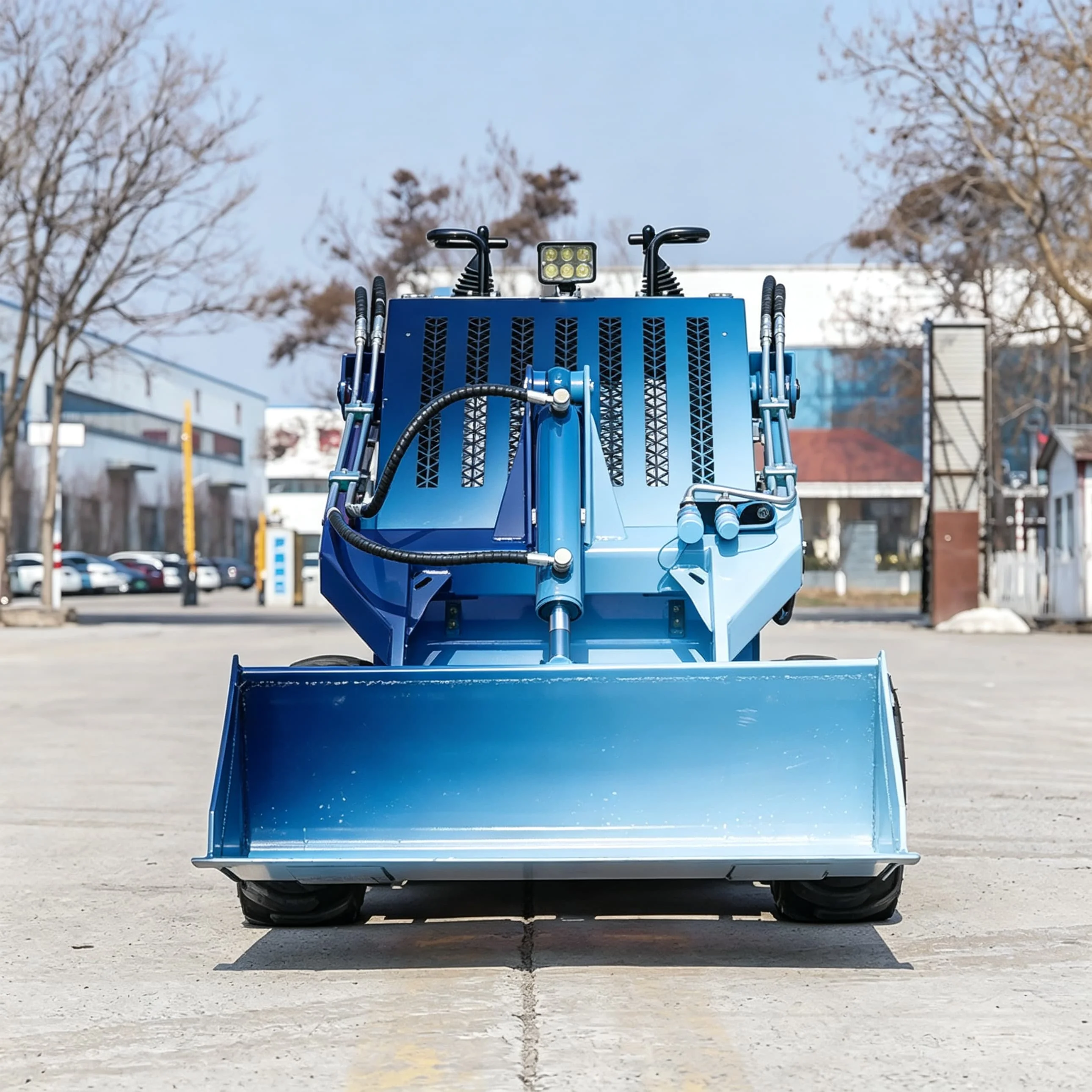 Reliable core components Auxiliary hydraulic circuit Light Skid Loader Building Skid Steer Gravel Handling Skid Loader view 6