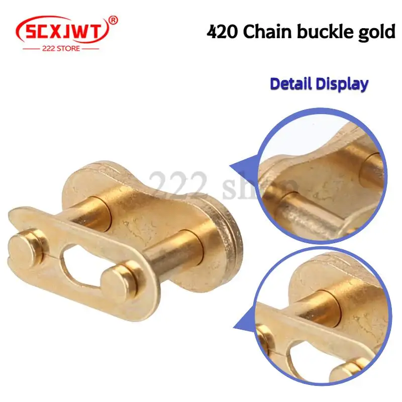

Motorcycle chain buckle link, chain connector main joint link with O-ring chain lock, four-wheel ATV motorcycle chain buckle