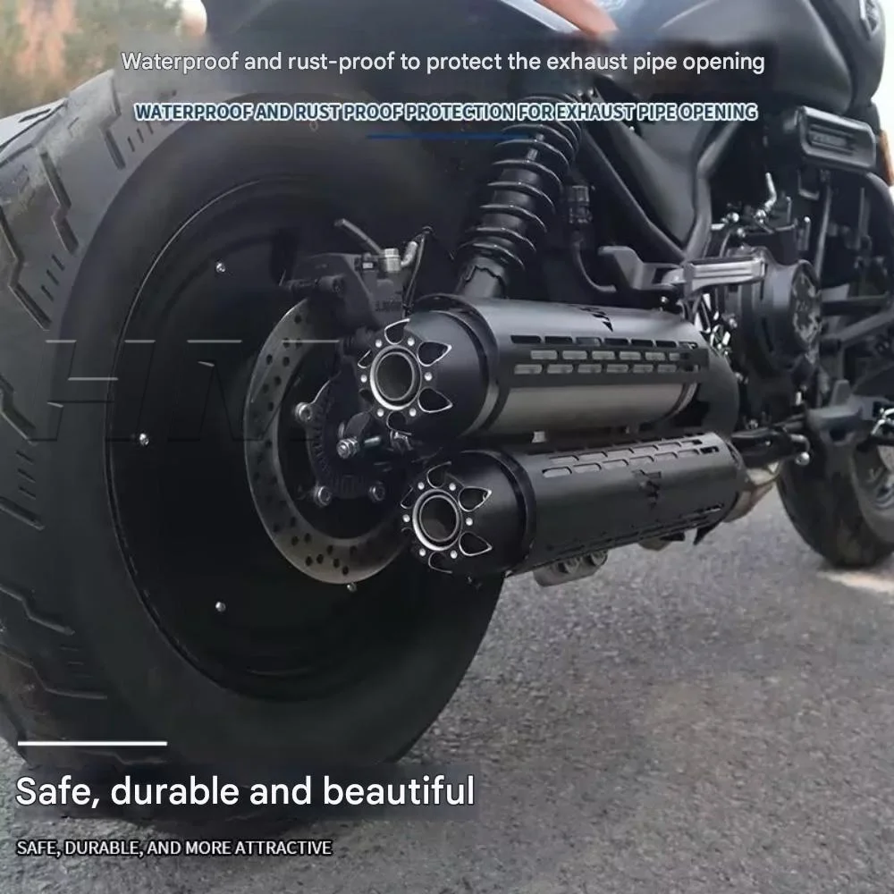 For VOGE CU525 waterproof and rustproof exhaust tail cover for cu 525 525 CU