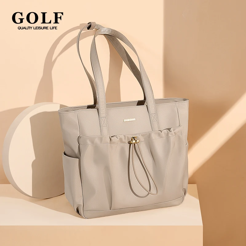 GOLF Tote Bag Working Women Khaki Large Tote Shoulder Bags with Multiple Pockets Estetyczna torebka damska Office Woman Commuter