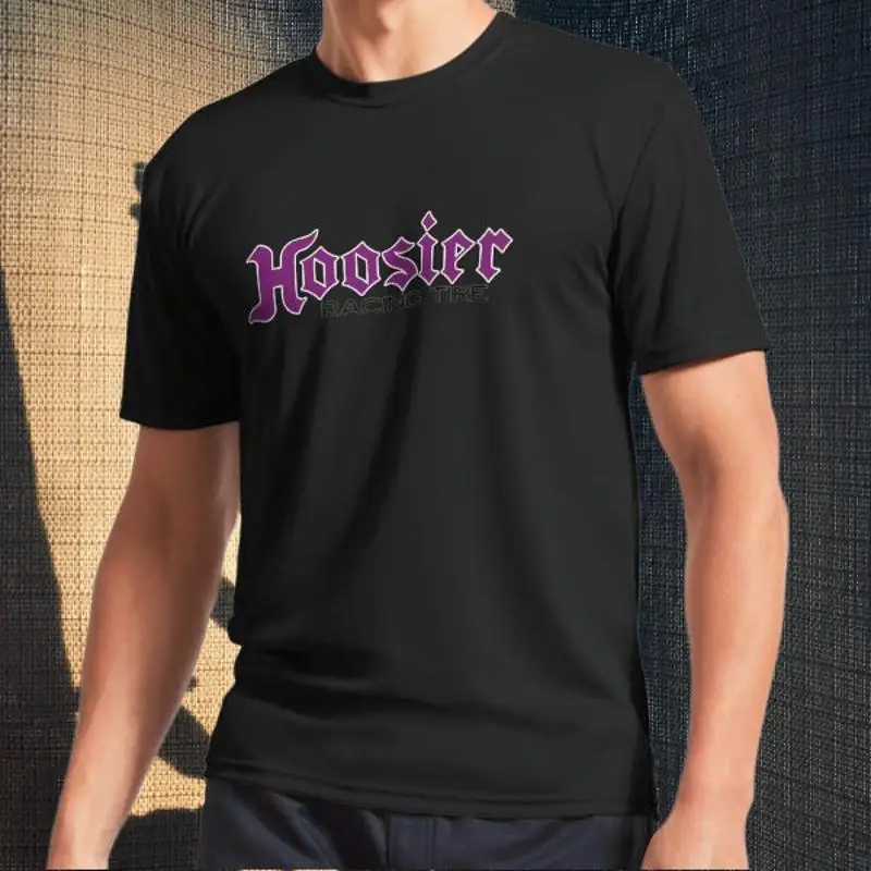 Hoosier pneu ativo camiseta logotipo masculino engraçado tamanho s a 5xl